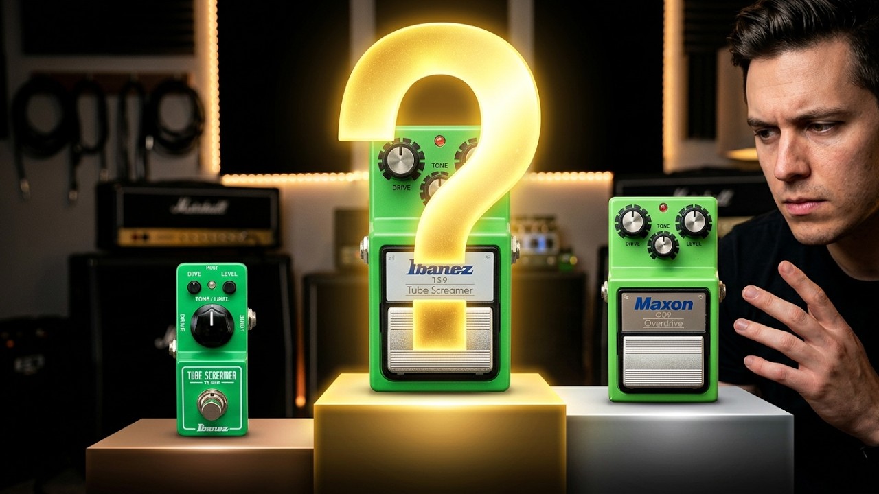 ✅¿Cuál es el mejor TubeScreamer?✅ TS9/OD9/TSMini