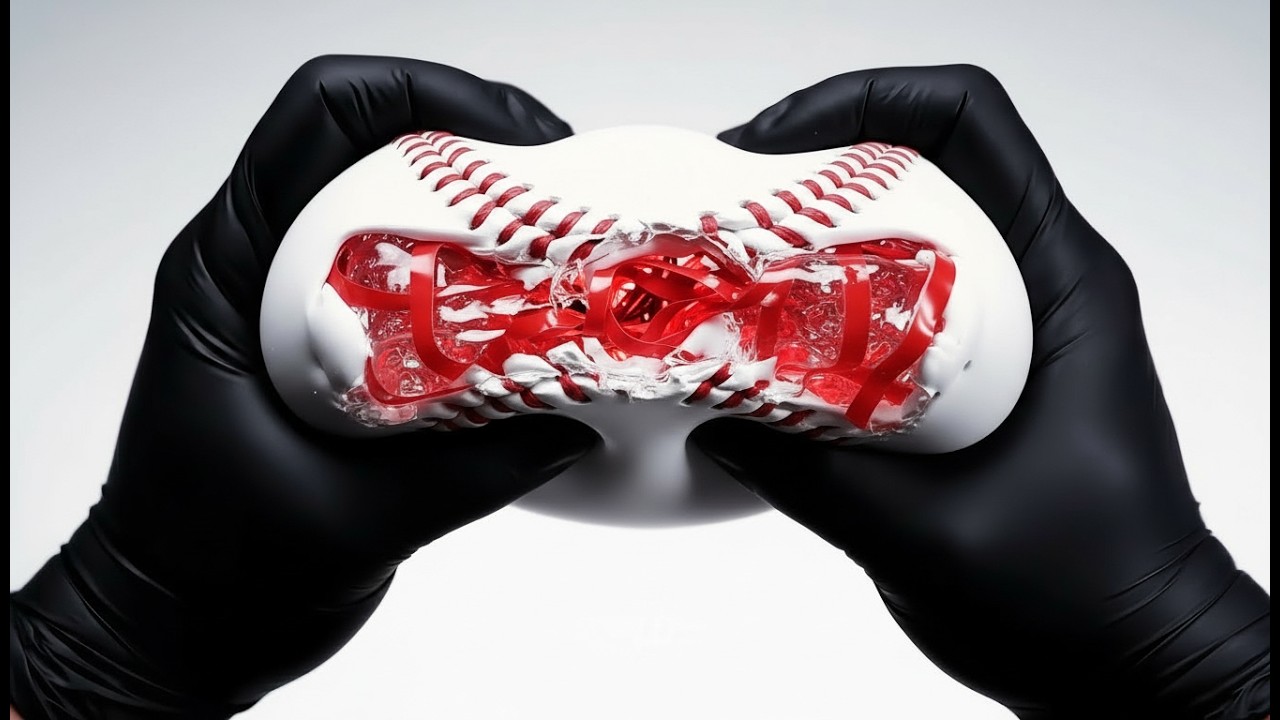🏈 Squeezing Sports Balls Reveals Hidden Textures | AI ASMR Oddly Satisfying 🏀