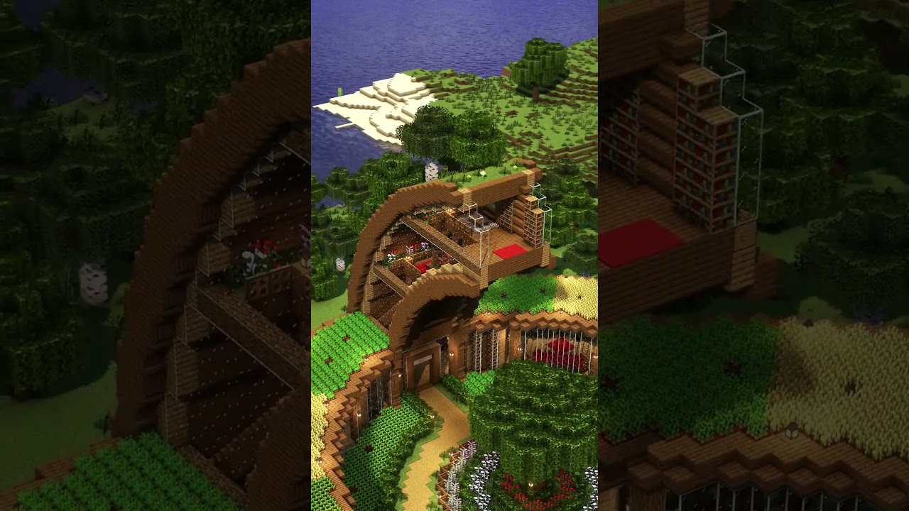Minecraft Circle House 🏠 Download Link in Bio 🔗  #minecraft  #minecraftbuilding  #minecrafttutorial