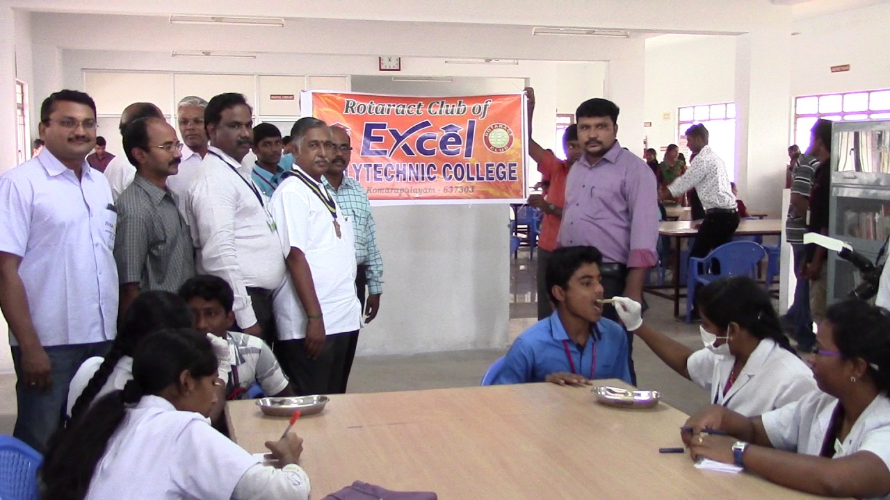 Rotract Club of Excel Polytechnic college & Rotary Club of Komarapalayam