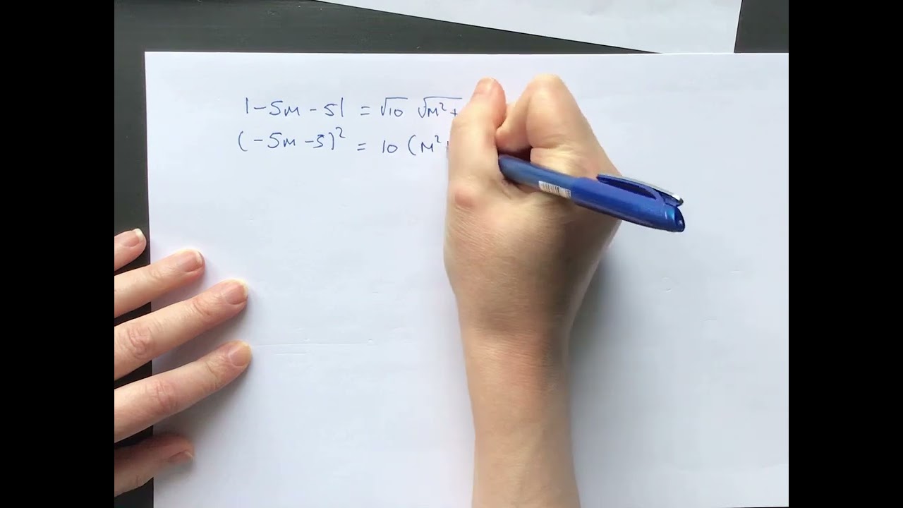finding the equations of tangents  from the point outside the circle