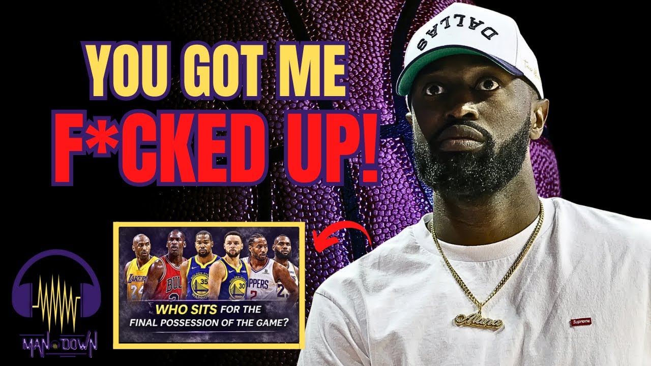Theo Pinson SNAPS on his co-host for choosing Lebron over MJ for the final shot!