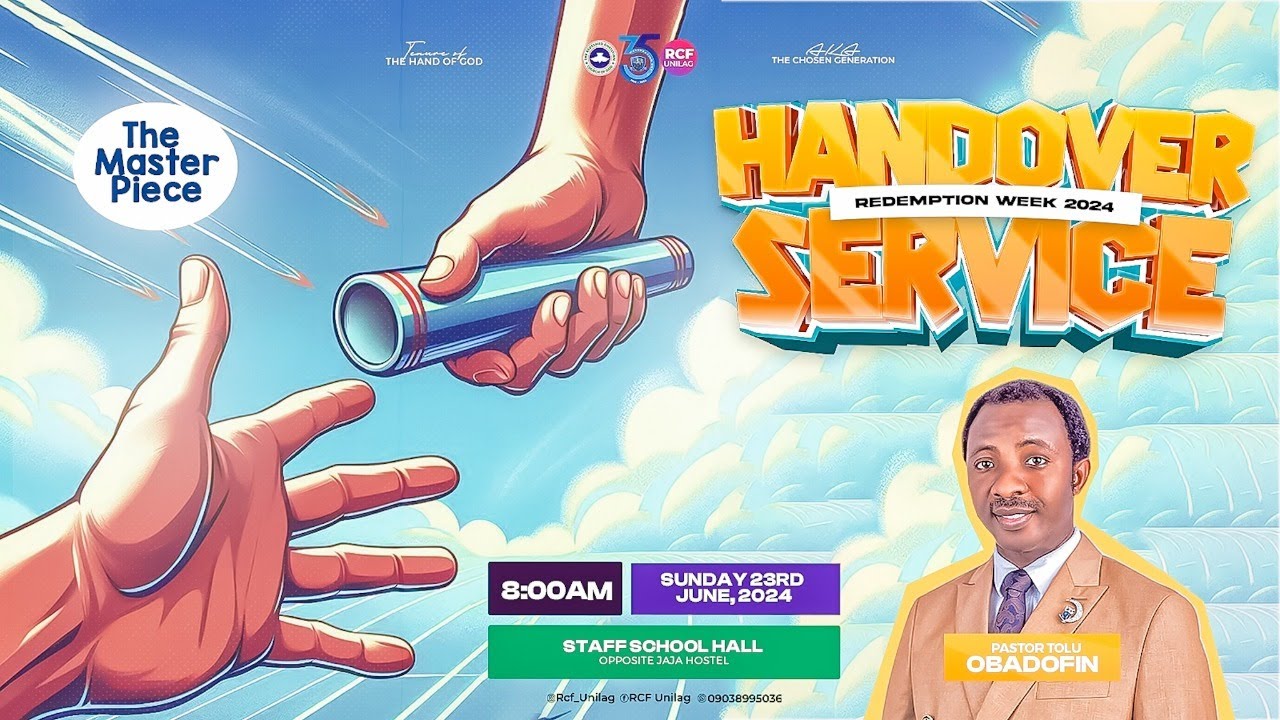 Handover Service: Tenure of the Hand Of God