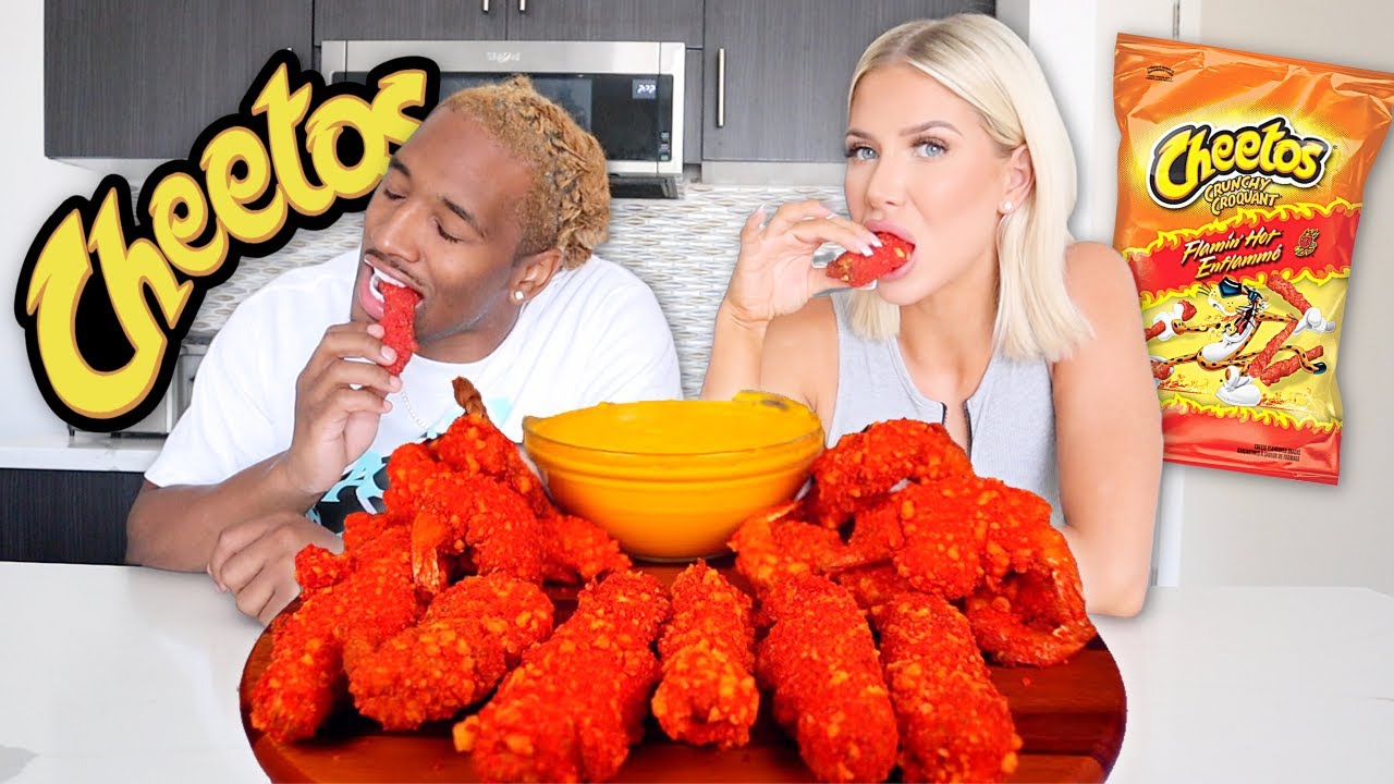 HOT CHEETOS KING CRAB MUKBANG | COOK AND EAT | Charles & Alyssa Forever