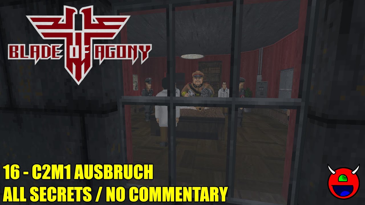 Wolfendoom: Blade of Agony - C2M1 Ausbruch - All Secrets No Commentary