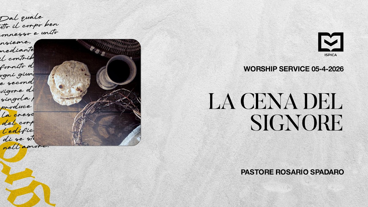 LA CENA DEL SIGNORE - PASQUA