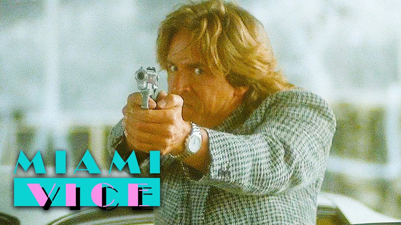 Crockett Stops The Dialblos's Van | Miami Vice