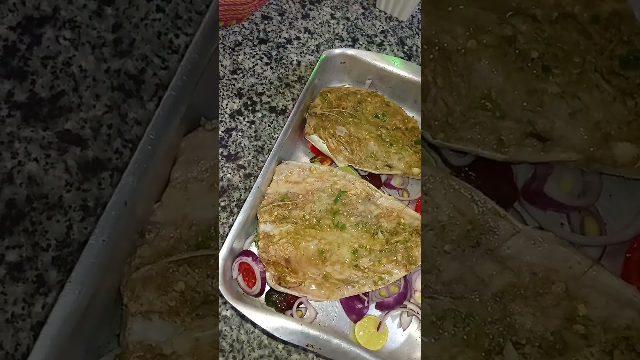 صنية سمك في الفرن