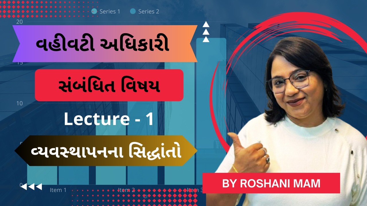 વહીવટી અધિકારી, સંબંધિત વિષય - Lecture 1 - વ્યવસ્થાપનના સિદ્ધાંતો (Principles of Management)