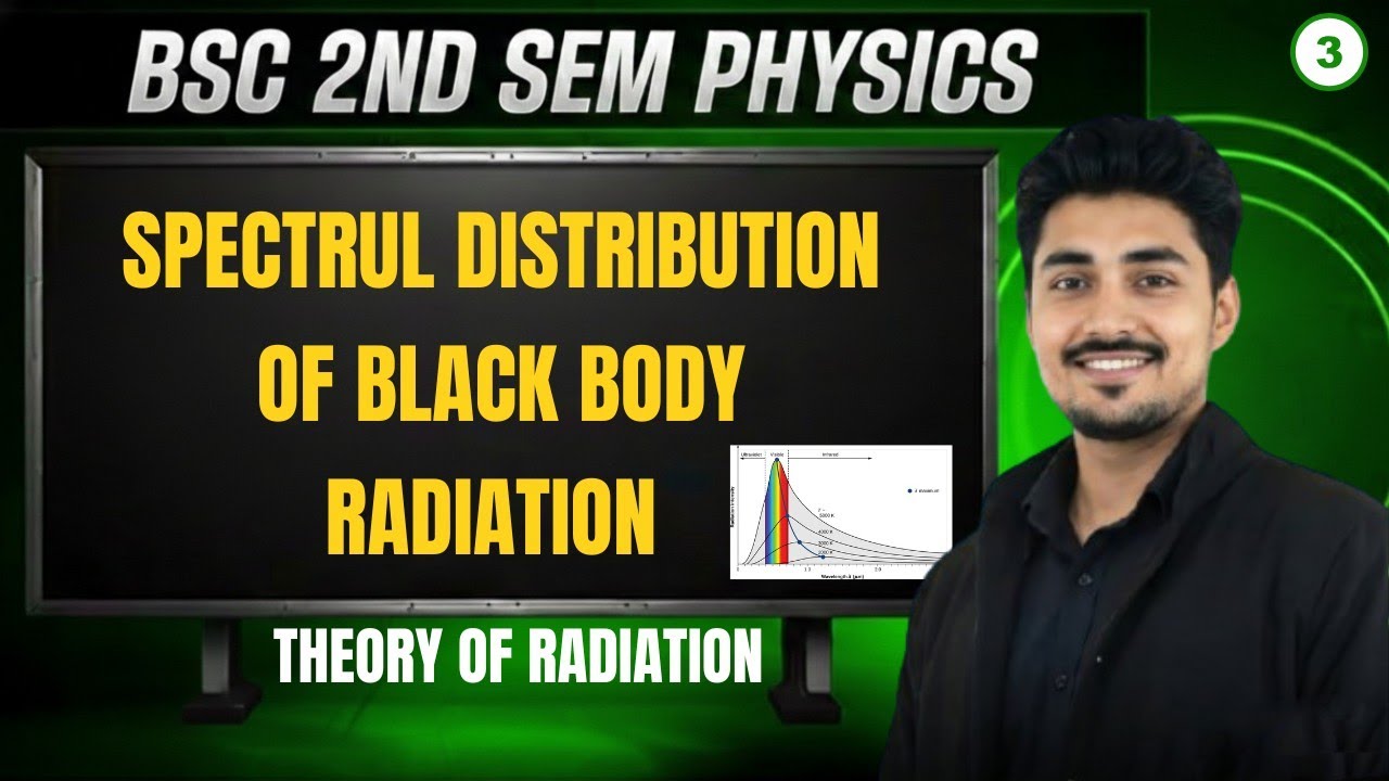 Spectrul distribution of black body radiation | Theory Of Radiation | Bsc 2nd semester physics 