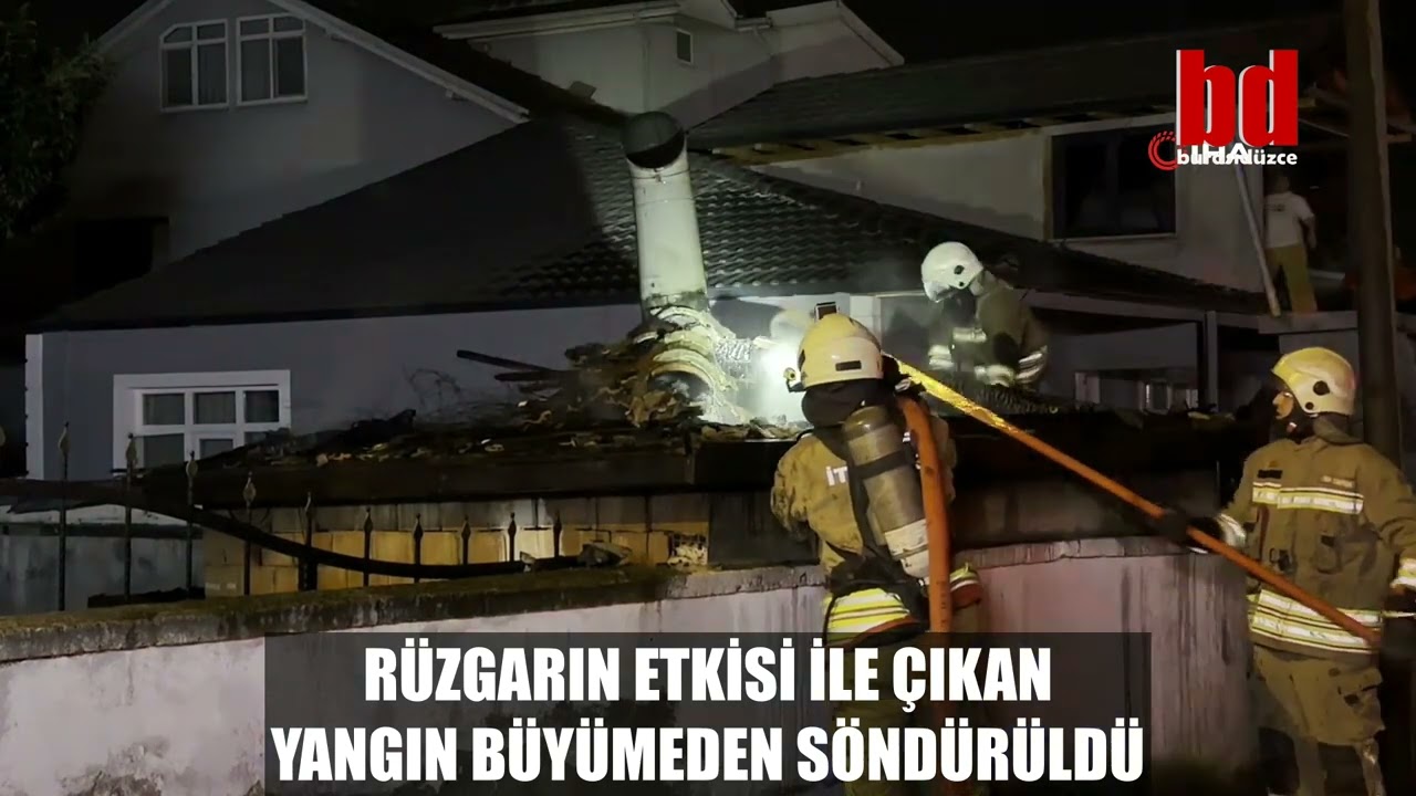 RÜZGARIN ETKİSİ İLE ÇIKAN YANGIN BÜYÜMEDEN SÖNDÜRÜLDÜ