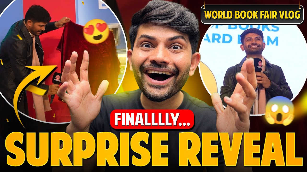 BIG REVEAL 😱 | Digraj Sir at World Book Fair 