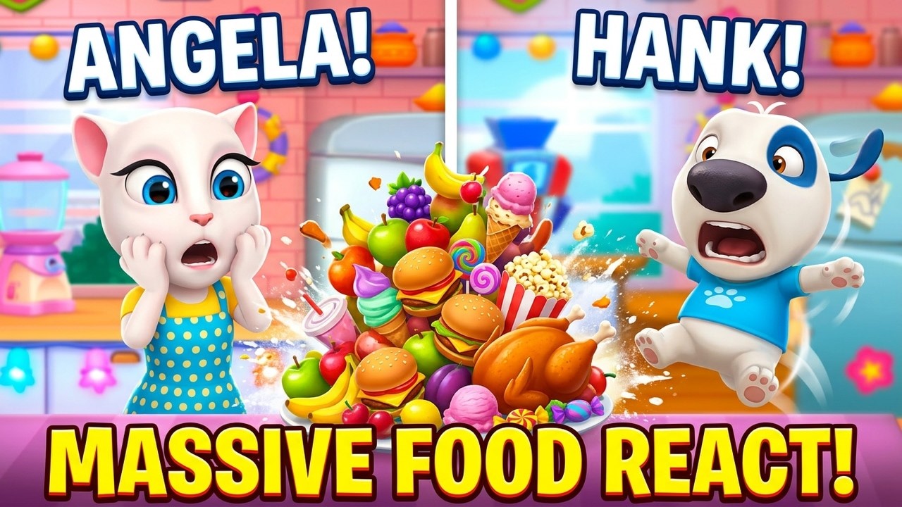 HOW ANGELA AND HANK REACT TO FOOD!