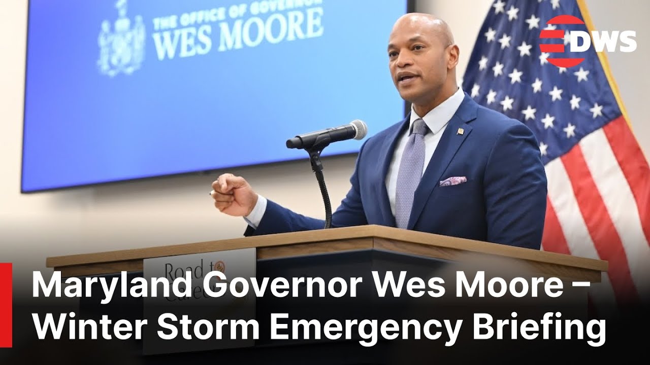 FULL BRIEFING: Maryland Governor Declares Urgent Preparations, Travel Warnings & Road Closures |AC1E