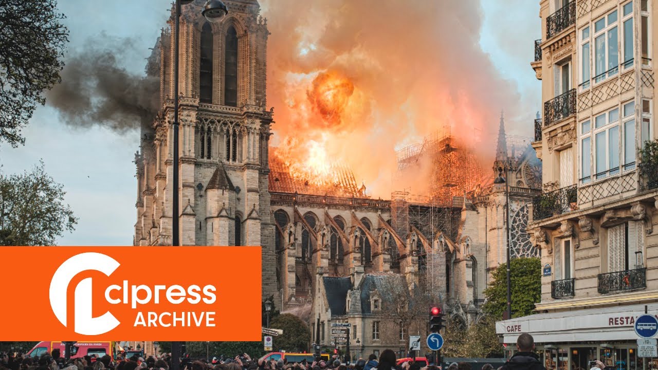 Incendie de Notre-Dame de Paris (15 avril 2019, Paris, France) [4K]