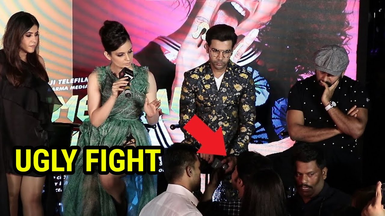 Kangana Ranaut's UGLY FIGHT with a reporter at Wakhra Swag song launch | Judgementall Hai Kya