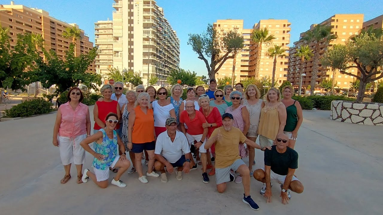 MERENGUE baile linea (Grupo playa)