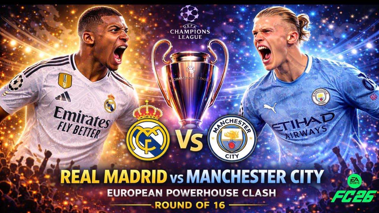 🎮 Ep 89 | REAL MADRID vs MAN CITY 🤯 TITANS COLLIDE! 🔥 UCL Round of 16 Battle | Champion League 25/26