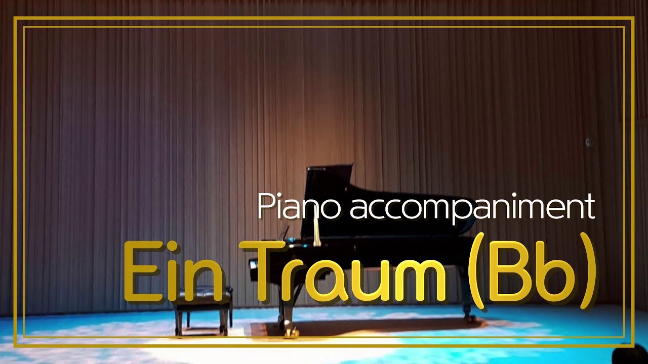 [L] 6. Ein Traum (E. Grieg) Op.48 No.6 in Bb / Piano Accompaniment
