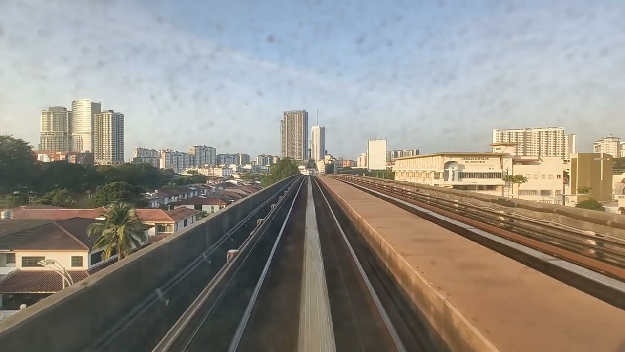 LRT Kelana Jaya Line Alstom Innovia Metro 300 TR97 | Taman Jaya ➡️ Ara Damansara.(ft.TR79)