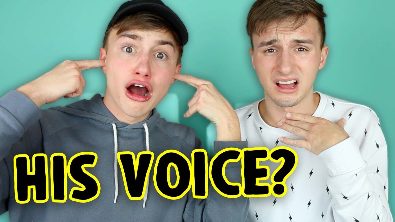 TRYING TO MAKE MY BROTHER’S VOICE SOUND NORMAL