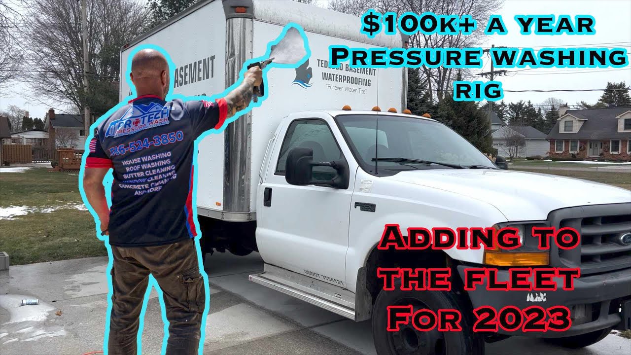 Pressure Washing Box Truck Build part 1