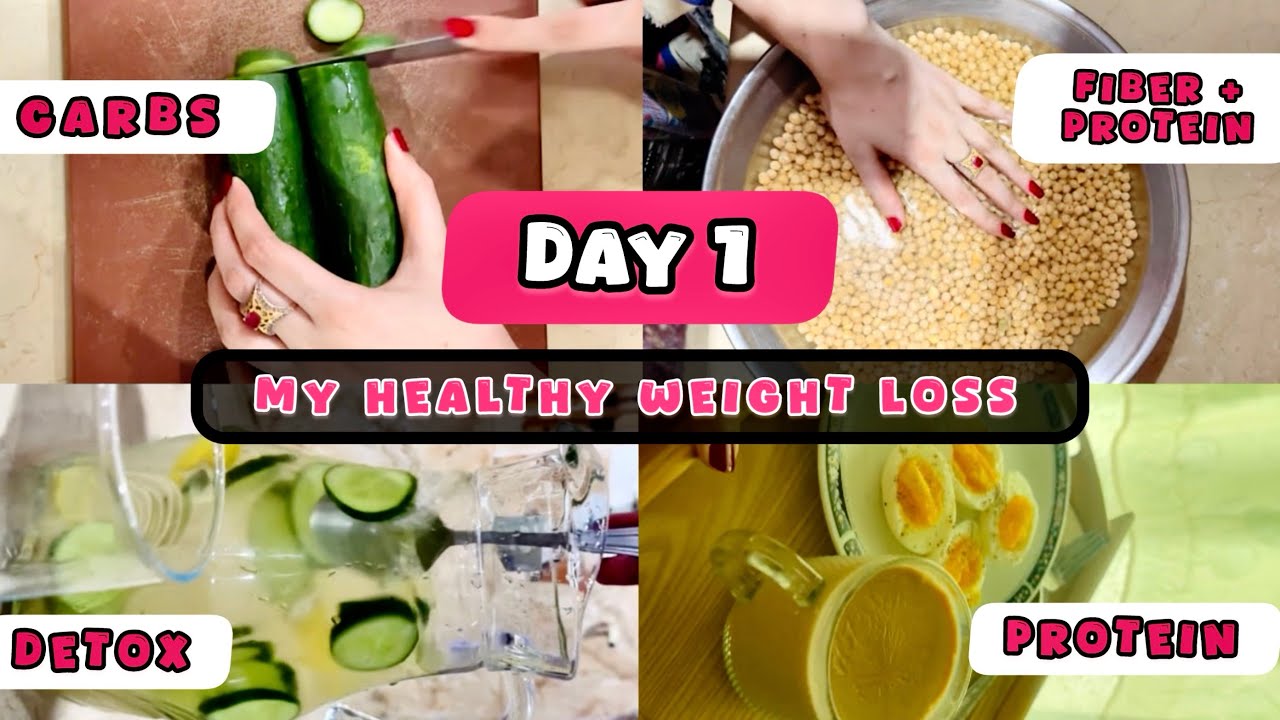 Day 1 - Realistic Weight Loss Journey | ❤️ My Healthy Diet Plan 😍