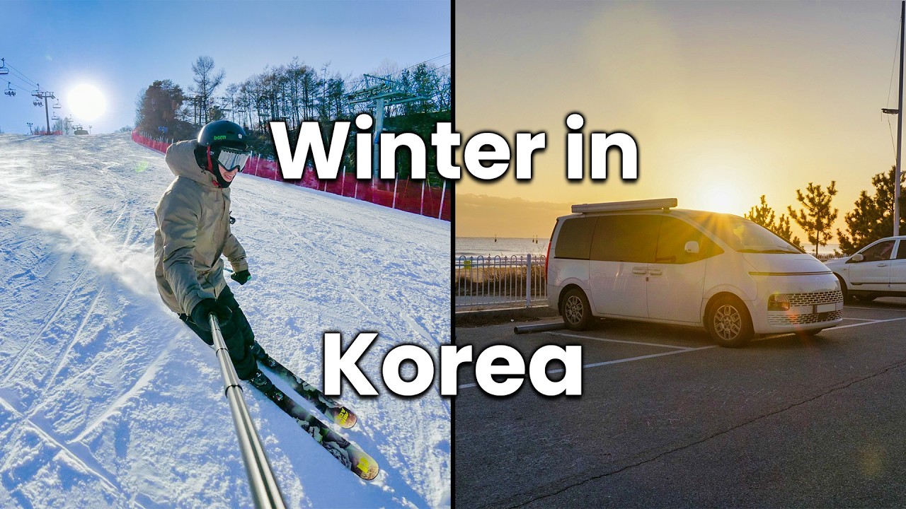 This Is What Winter in Korea Looks Like 🇰🇷 Skiing and Natural Beauty on the East Coast