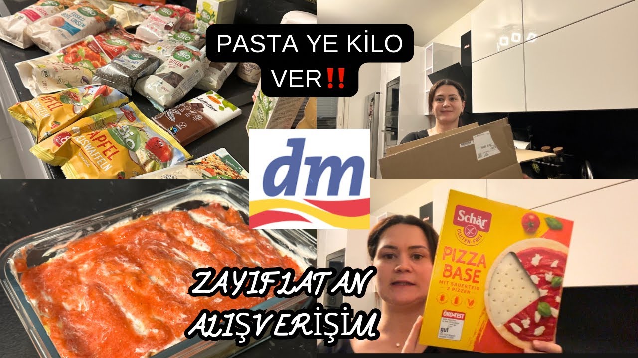 DM DEN ZAYIFLATAN ÜRÜNLER| PASTA YİYEREK ZAYIFLAYALIM| DEV KARGO AÇILIMI #dmhaul #dm #keşfet