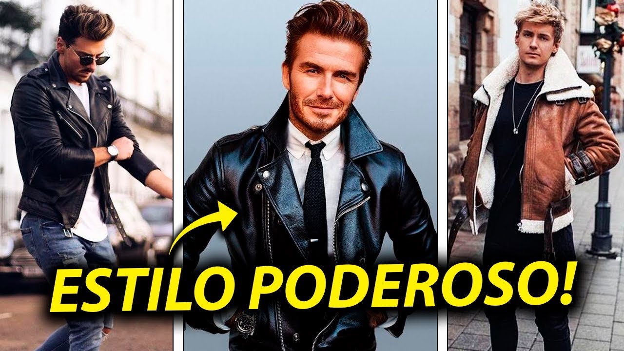 Como Usar JAQUETA DE COURO Masculina com MUITO Estilo? Pra várias Ocasiões!