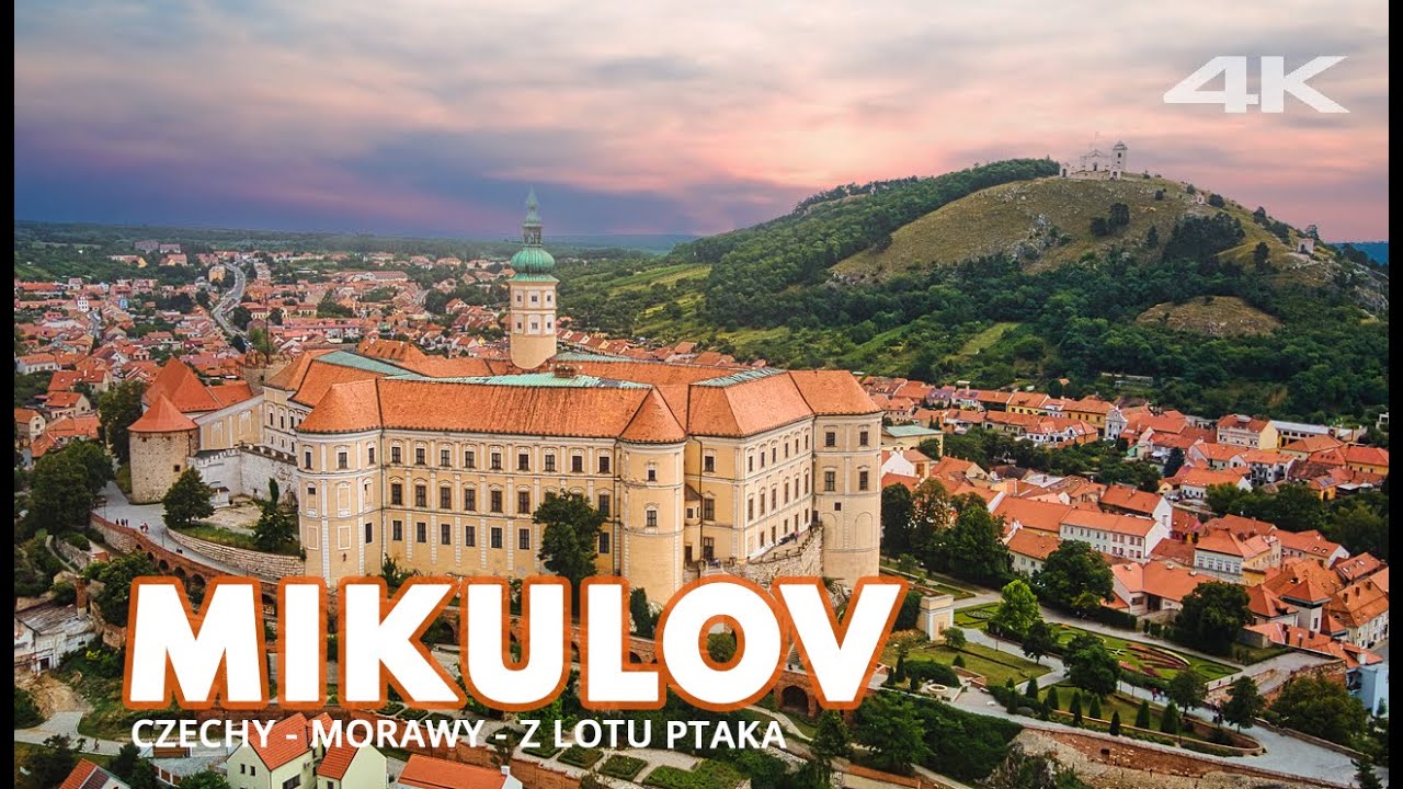 MIKULOV z drona 4K, Czechy z lotu ptaka | Czech Republic from above