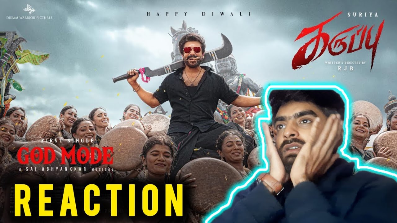 Tamil karuppu Movie God Mode Song Reaction 💥👌 SURIYA IS BACK!
