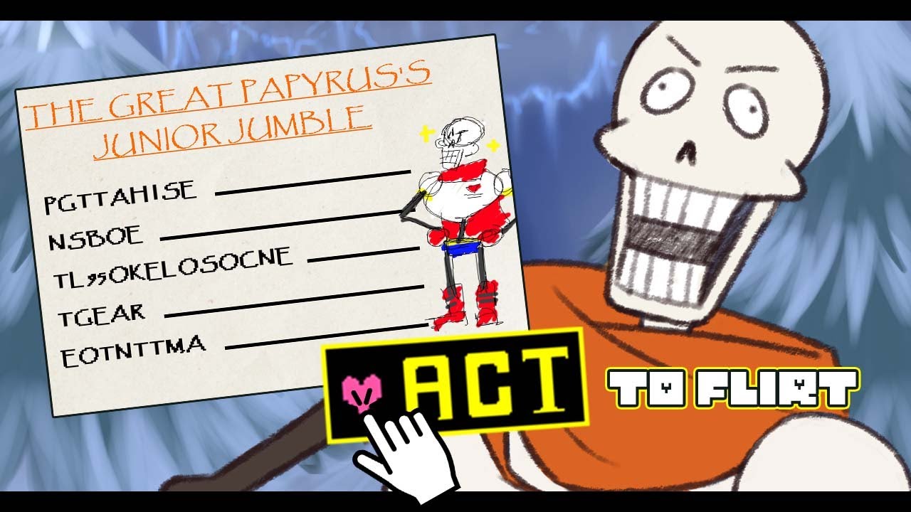 ДЕТСКИЕ ПУТАНИЦЫ | UNDERTALE Act to Flirt #5