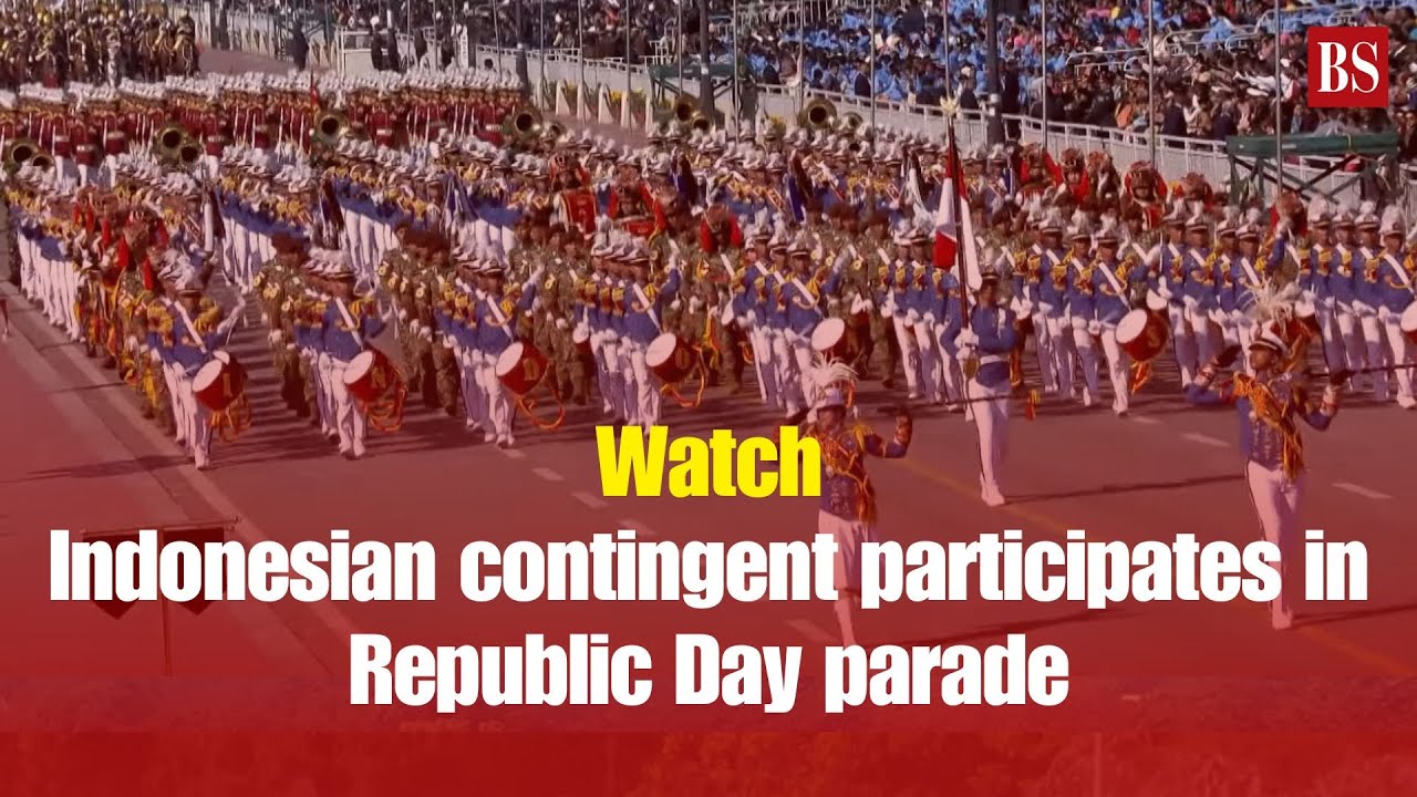 Watch: Indonesian contingent participates in the 76th Republic Day parade 2025