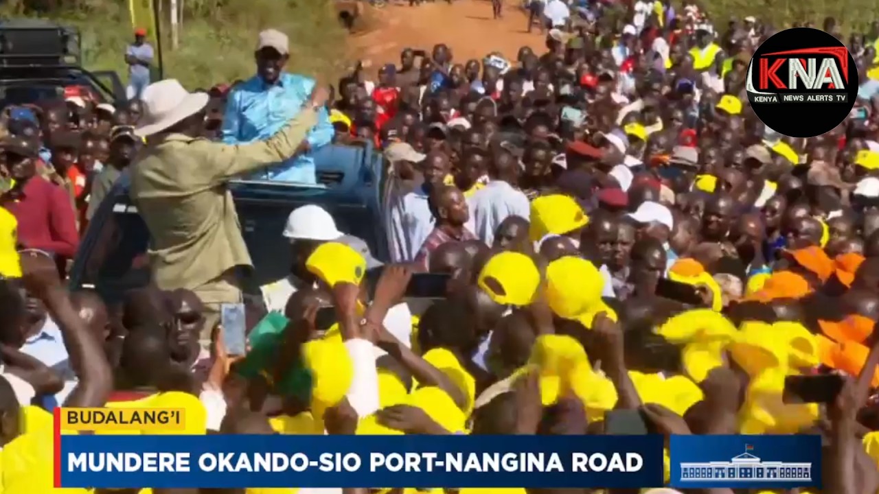 LIVE: H.E Ruto in Mundere Okando - Sio Port - Nangina Road, Budalang’i