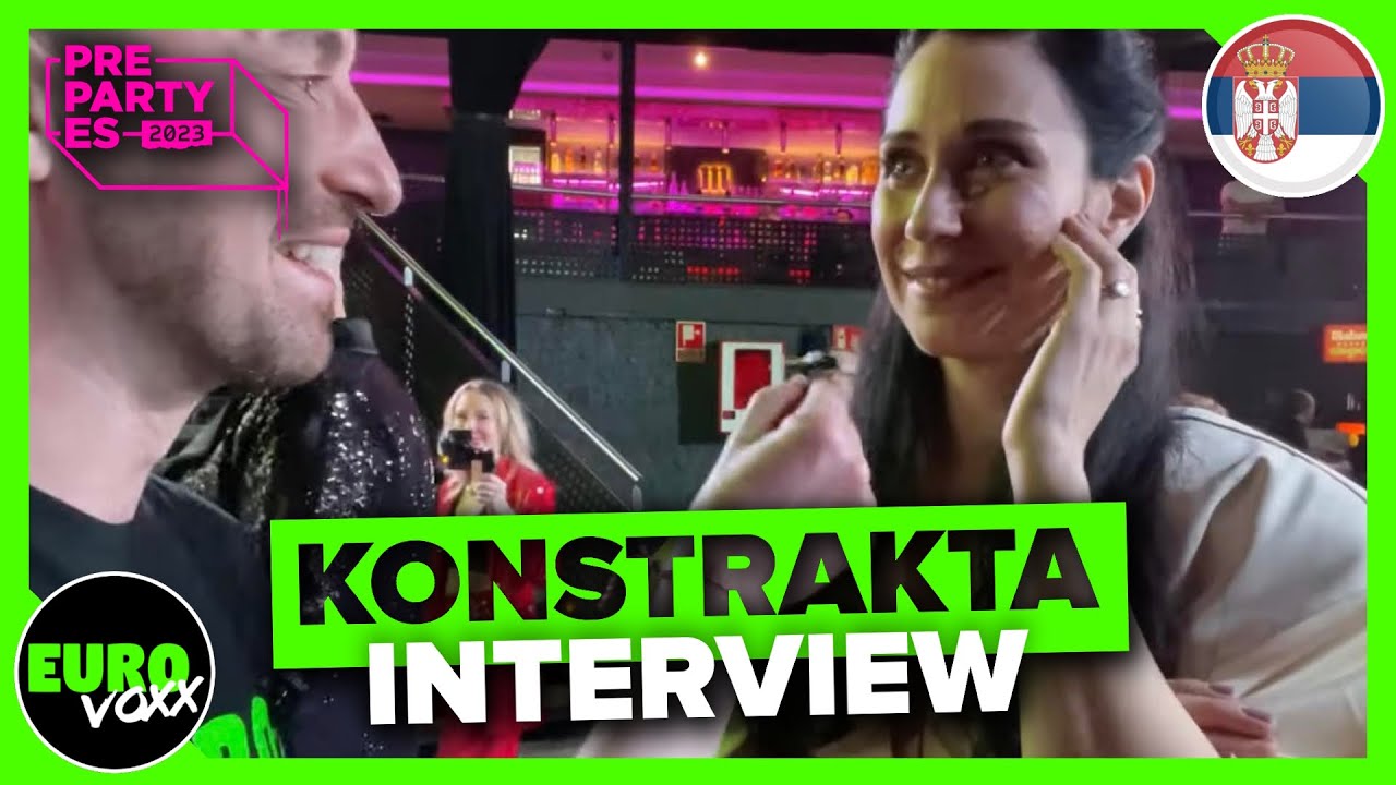 KONSTRAKTA - IN CORPORE SANO (RED CARPET INTERVIEW) // Madrid PrePartyES 2023 // Serbia Eurovision