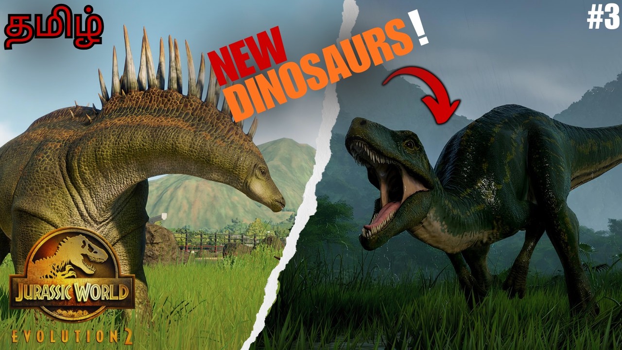 TWO NEW DINOSAURS TO MY PARK ! | Jurassic world evolution | PGT