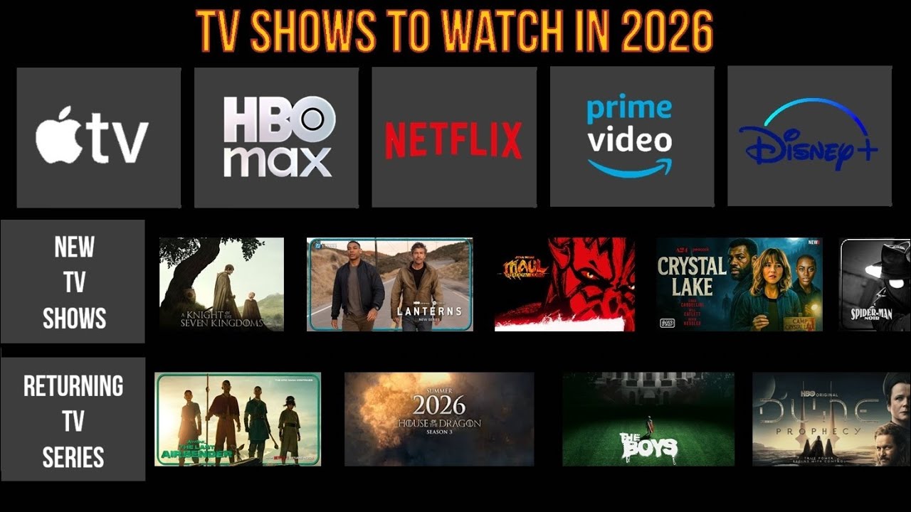TV Shows to Watch in 2026