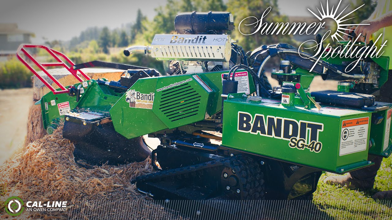 A Closer Look at Bandit's SG40 | The Industry's Leading Compact Stump Grinder
