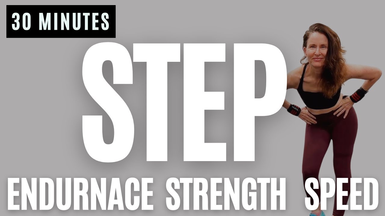 Empowered In 30: Boost Your Fitness with Energizing Step Aerobics Workout for Strength and Speed!