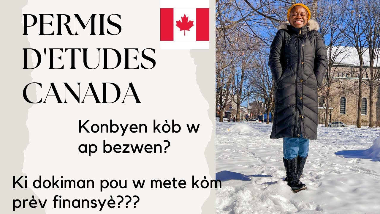 Pèmi Etid Canada - Prèv finansè | Men Kòman pou w ranje dokiman prèv finansyè yo|