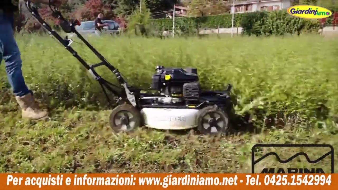 Tagliaerba GRINDER PRO MAX Marina Systems: mulching professionale da 60cm