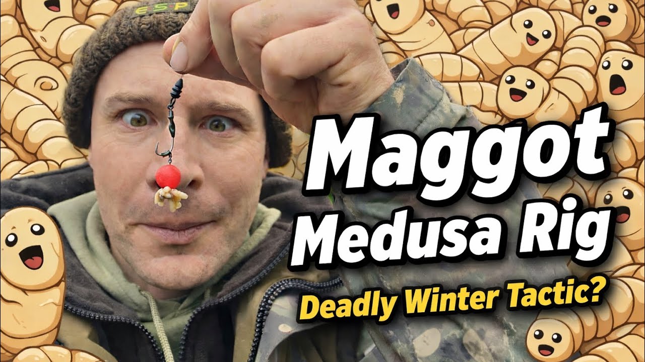 Maggots on the Medusa Rig Made Winter Carp Break All the Rules… Then They Surfaced! 