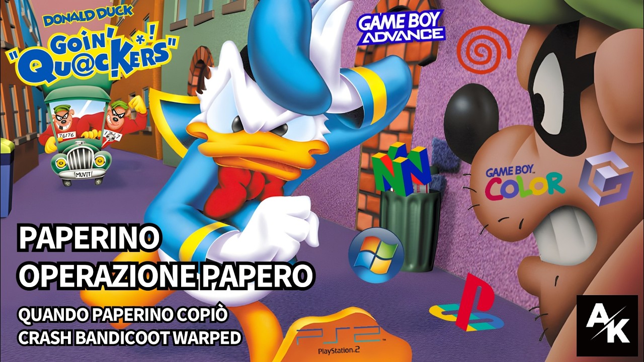 Come PAPERINO copiò CRASH BANDICOOT WARPED