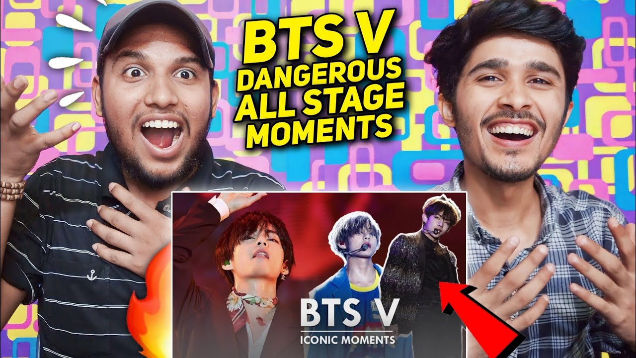 Реакция на культовые сумасшедшие моменты V из BTS на сцене 😍🔥 | #kimtaehyung