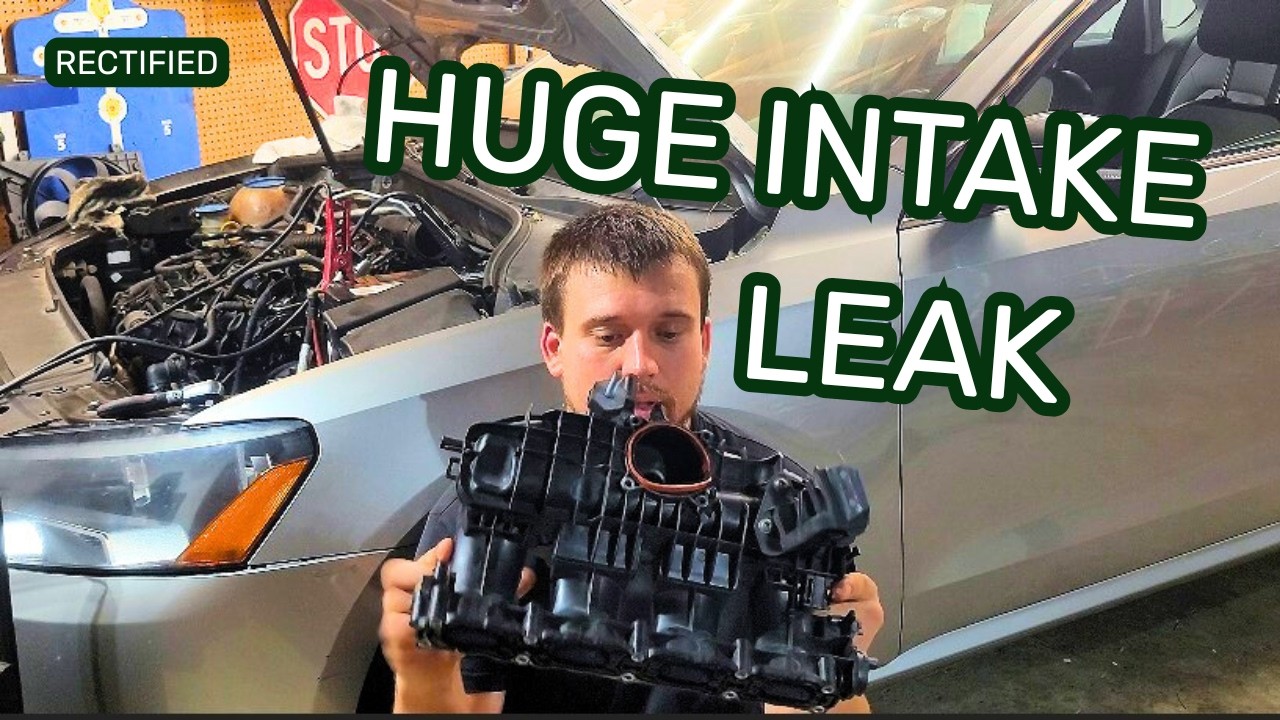 Will engine run with a big hole in the intake manifold? VW 1.8TSI Passat Rectification Ep.3