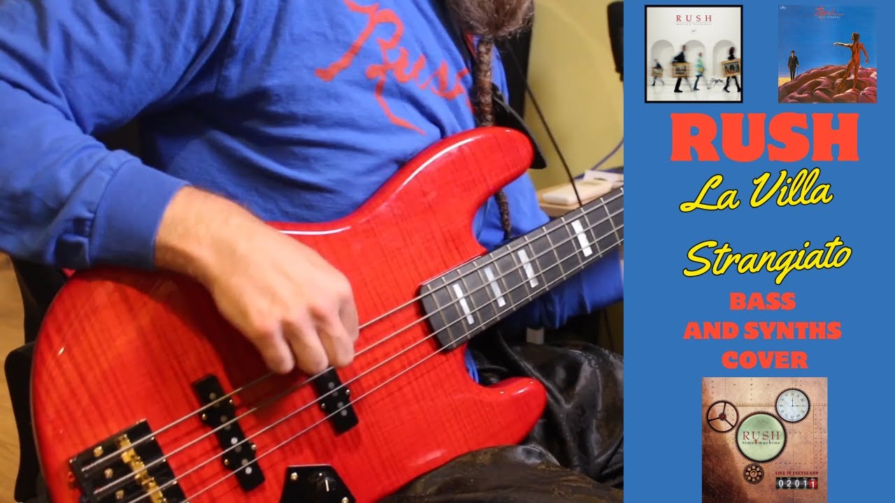 Rush - La Villa Strangiato bass and synths cover