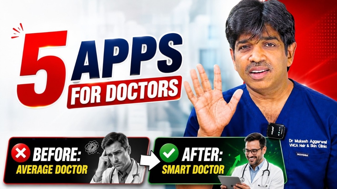 Top 5 Apps for Doctors 🔥 AI, Clinic Management & Research Tools