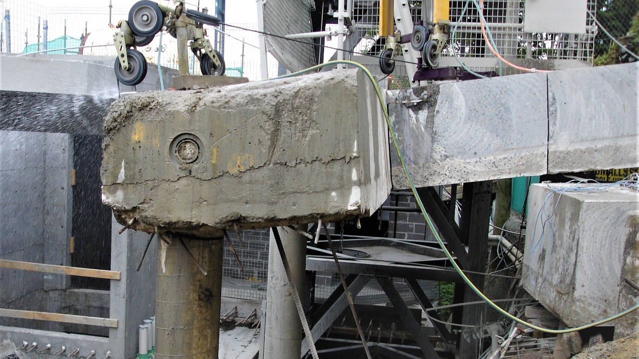 Taiere Beton-Diamond Wire Saw - Australia-Concrete cutting,taiere cu fir diamantat, carotare beton