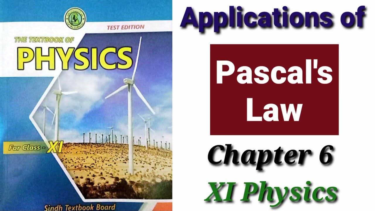Applications of Pascal's Law (Lecture 3)